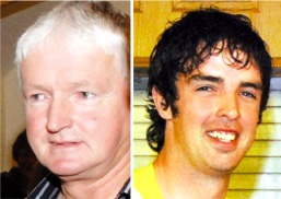 The late John Gallagher and his son Sean.