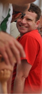 Fiachra � Luain in the earlier days of the humanitarian voyage to Gaza.