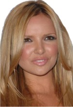 Girls Aloud singer, Nadine Coyle.