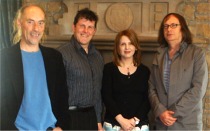 WordFlight literary panel members from left Traolach � Fionn�in, Donegal County Council�s arts officer; Patrick Kearney, writer and director, Artists in Creative Enterprise (ACE); Clionagh Boyle and David Gothard.